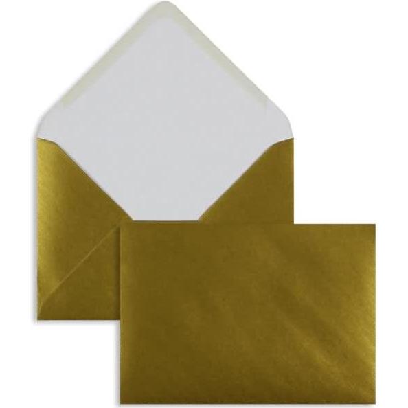 Thumbnail - Blanke, Briefumschlag, Briefumschläge C6 100g/qm gummiert VE=100 Stück gold (C6, 100 x)