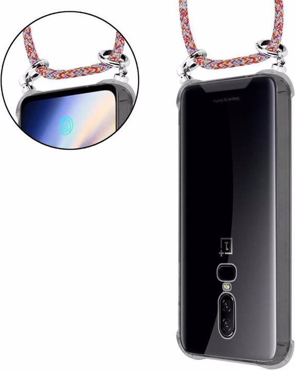 Produktbild Cadorabo TPU Handy Kette SILBER Cover
