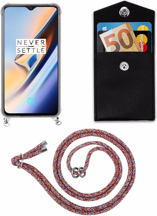 Produktbild Cadorabo TPU Handy Kette SILBER Cover