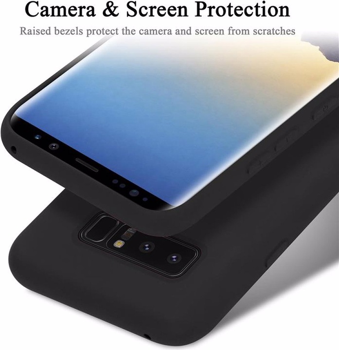 Actual product image Cadorabo TPU Liquid Silicone Case Cover (Samsung Galaxy Note 8)