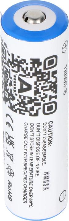 Actual product image AccuCell Battery Solar 18650 IFR with head unprotected (1 pcs., 18650, 1500 mAh)