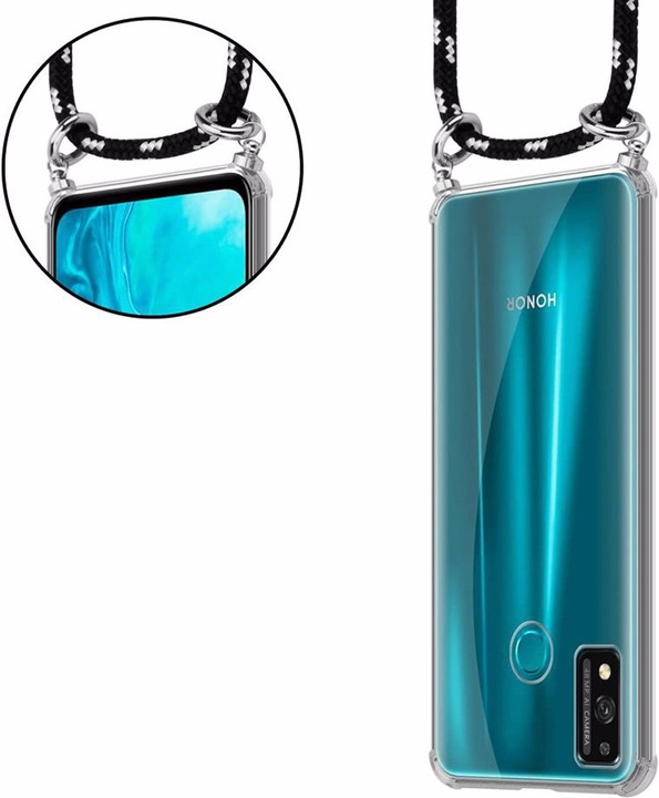 Produktbild Cadorabo TPU Handy Kette SILBER Cover