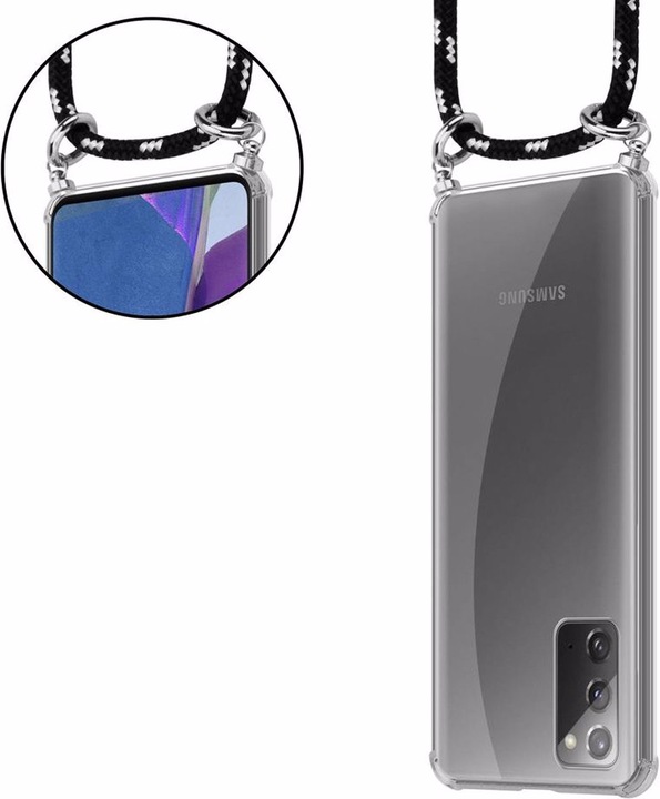 Produktbild Cadorabo TPU Handy Kette SILBER Cover