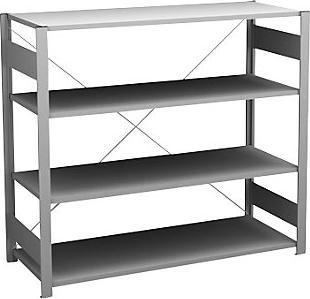Actual product image kaiserkraft Sideboard plug-in shelf, galvanized
