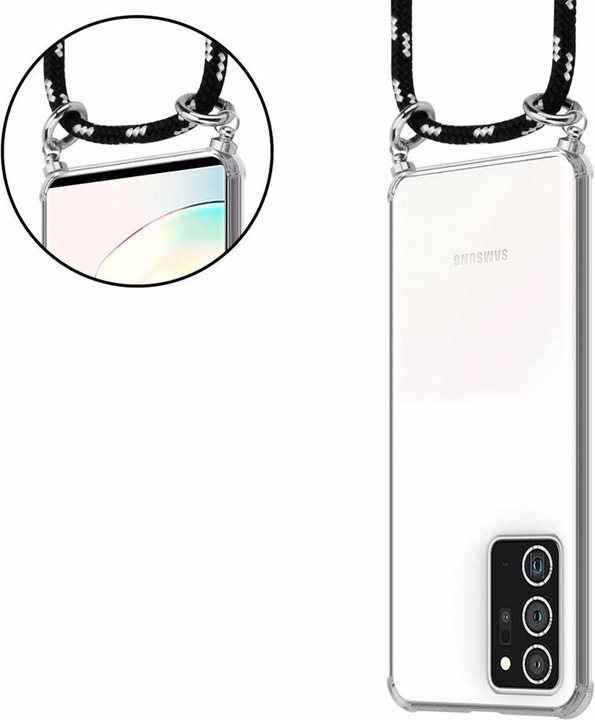 Produktbild Cadorabo TPU Handy Kette SILBER Cover