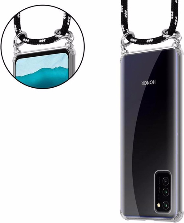 Produktbild Cadorabo TPU Handy Kette SILBER Cover