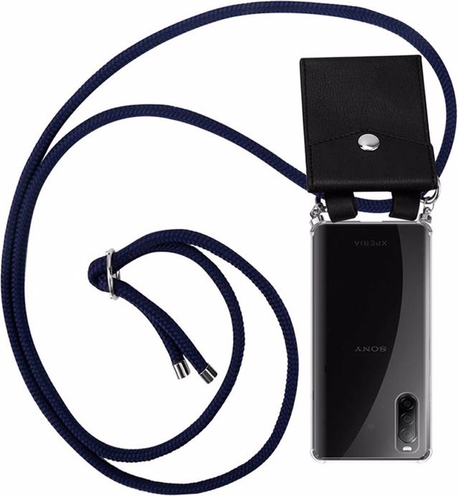 Produktbild Cadorabo TPU Handy Kette SILBER Cover