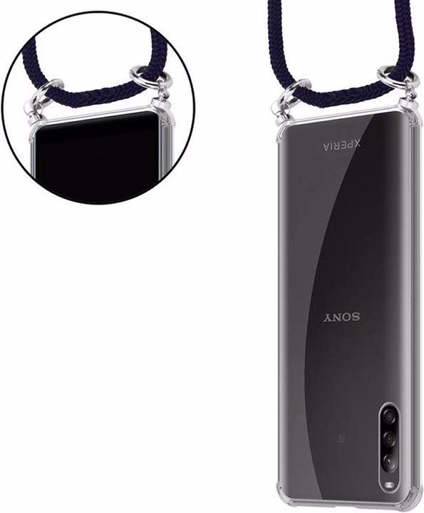 Produktbild Cadorabo TPU Handy Kette SILBER Cover