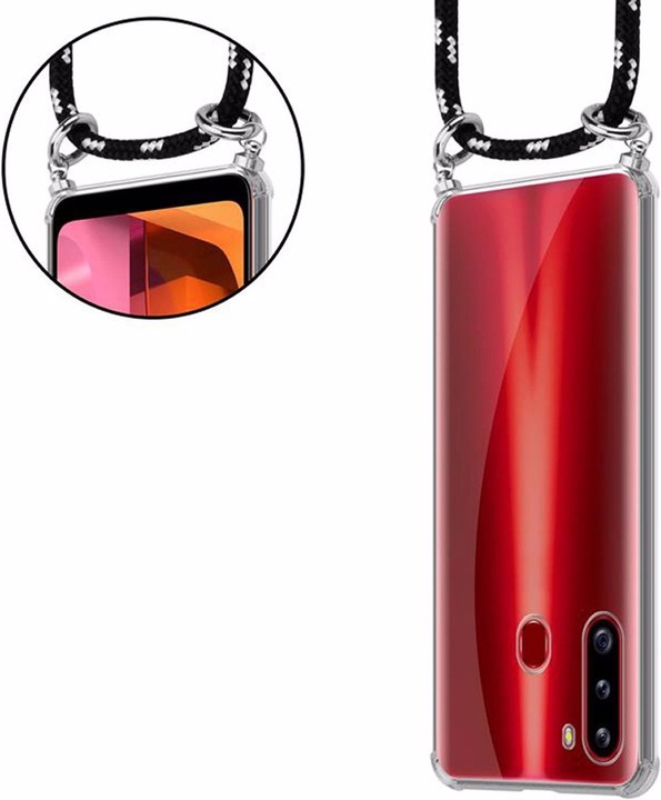 Produktbild Cadorabo TPU Handy Kette SILBER Cover