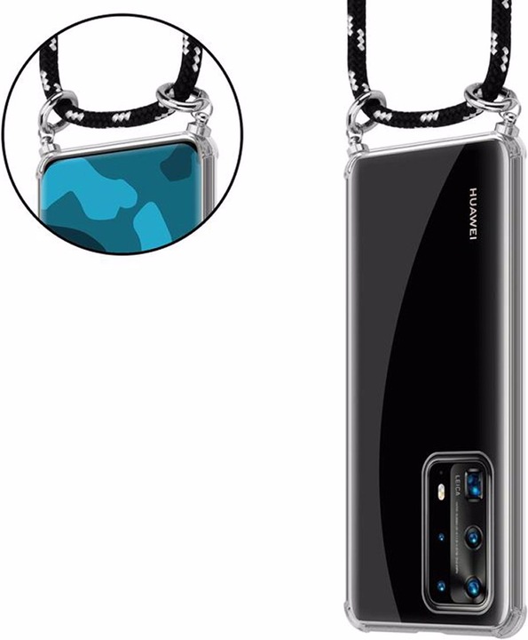 Produktbild Cadorabo TPU Handy Kette SILBER Cover