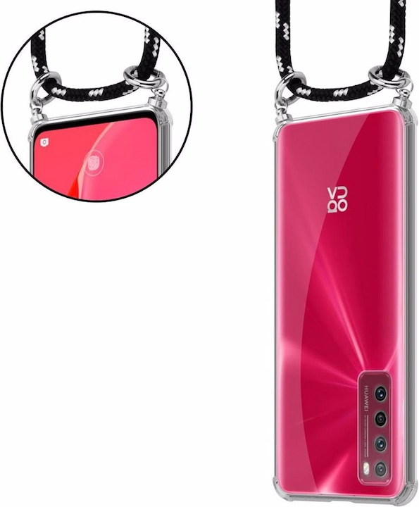 Produktbild Cadorabo TPU Handy Kette SILBER Cover