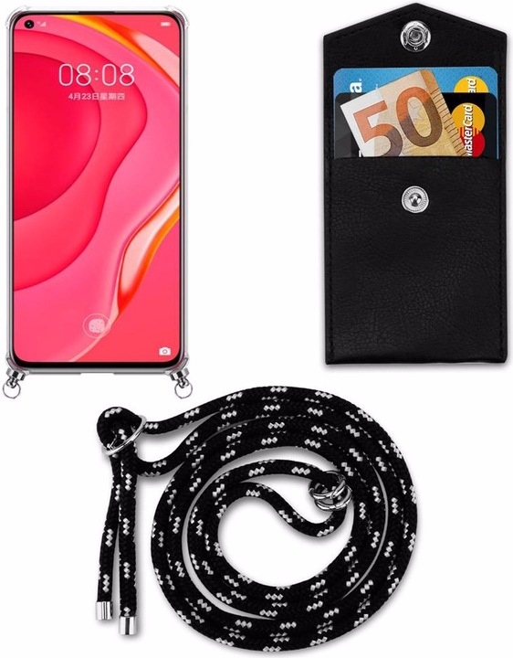 Produktbild Cadorabo TPU Handy Kette SILBER Cover