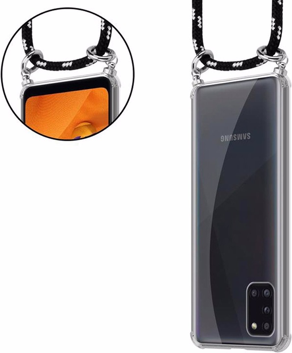 Produktbild Cadorabo TPU Handy Kette SILBER Cover