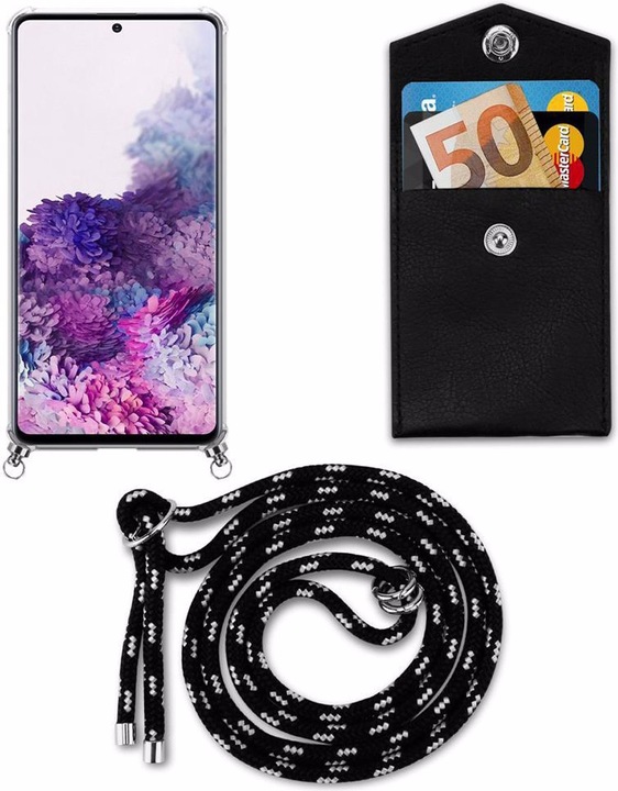 Produktbild Cadorabo TPU Handy Kette SILBER Cover