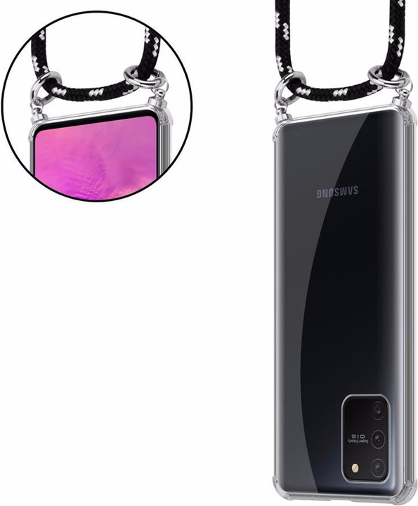 Produktbild Cadorabo TPU Handy Kette SILBER Cover
