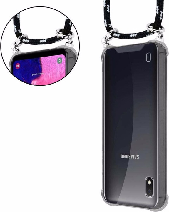Produktbild Cadorabo TPU Handy Kette SILBER Cover