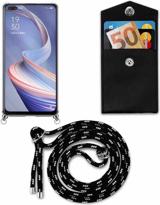 Produktbild Cadorabo TPU Handy Kette SILBER Cover