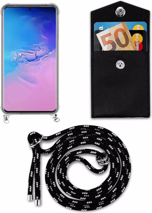 Produktbild Cadorabo TPU Handy Kette SILBER Cover