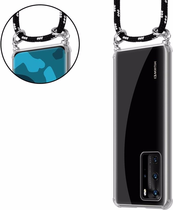 Produktbild Cadorabo TPU Handy Kette SILBER Cover