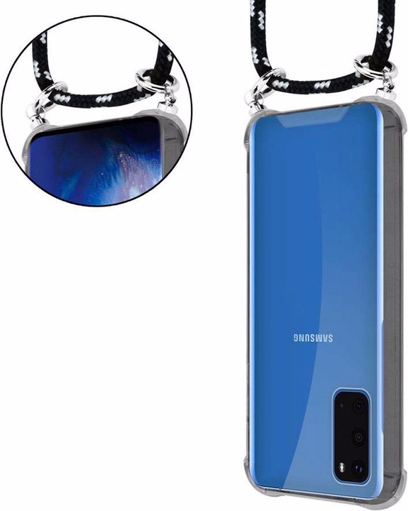 Produktbild Cadorabo TPU Handy Kette SILBER Cover