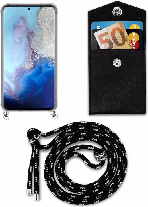 Produktbild Cadorabo TPU Handy Kette SILBER Cover