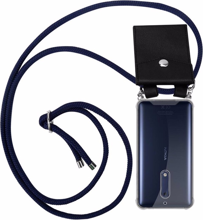 Produktbild Cadorabo TPU Handy Kette SILBER Cover