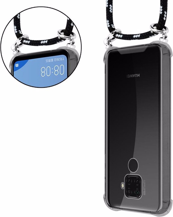 Produktbild Cadorabo TPU Handy Kette SILBER Cover