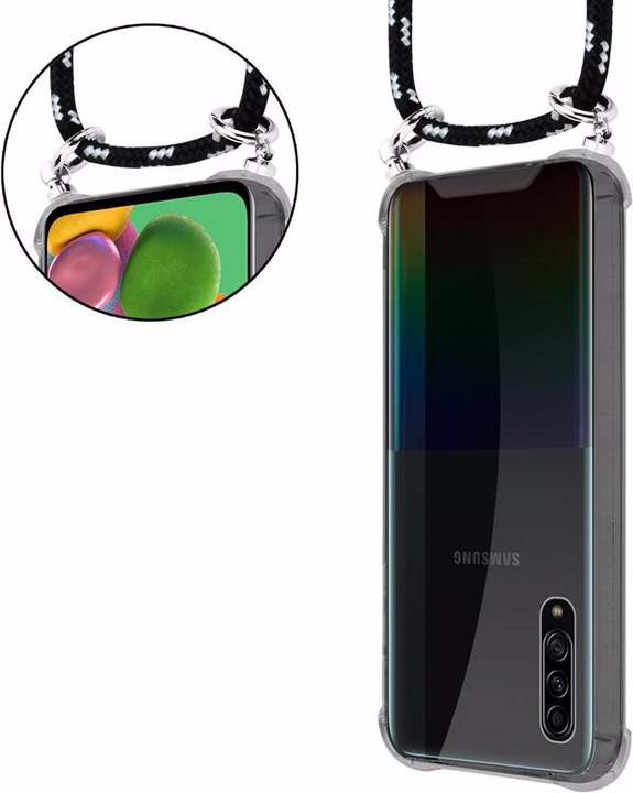 Produktbild Cadorabo TPU Handy Kette SILBER Cover
