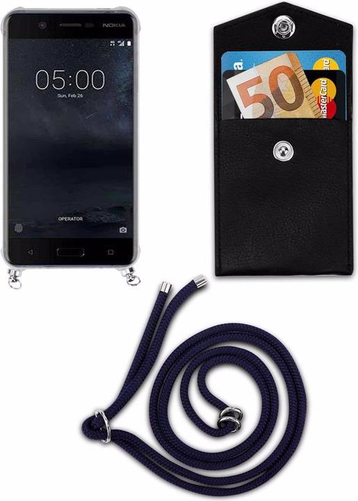 Produktbild Cadorabo TPU Handy Kette SILBER Cover