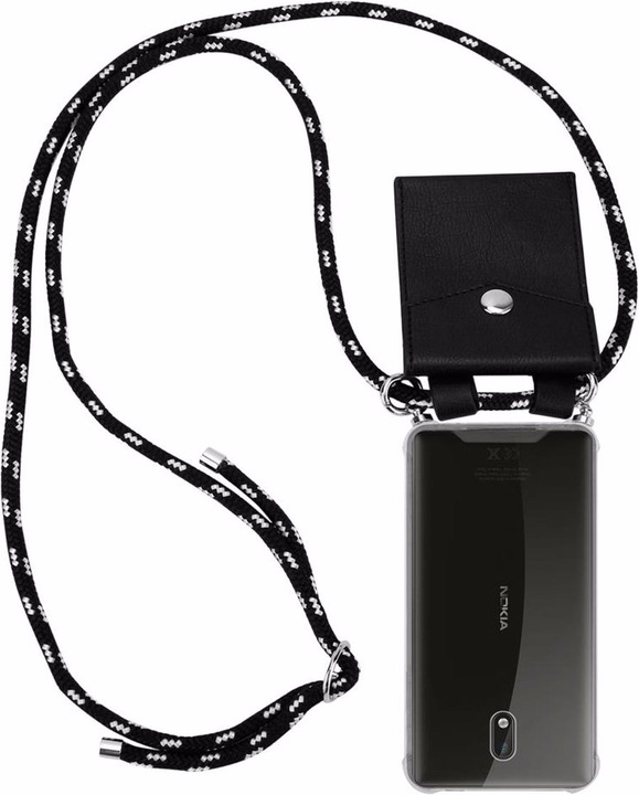 Produktbild Cadorabo TPU Handy Kette SILBER Cover
