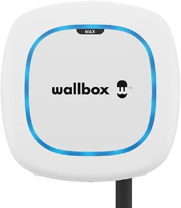 Wallbox Pulsar Max Electric Vehicle charge, 5 meter cable, 11kW, White (Typ 2, 11 kW)