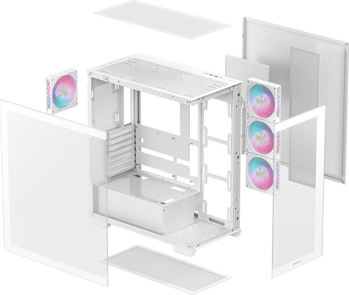 Actual product image Deepcool CG580 4F wh (weiss) (ATX, mATX, ITX)
