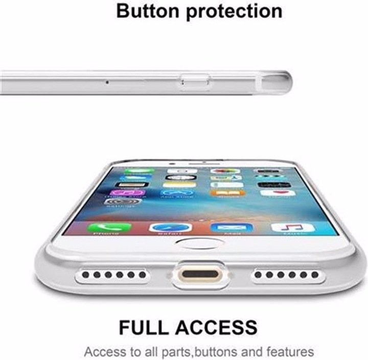 Produktbild Cadorabo TPU Ultra Slim AIR Cover (Apple iPhone SE (2nd Gen), Apple iPhone 7)