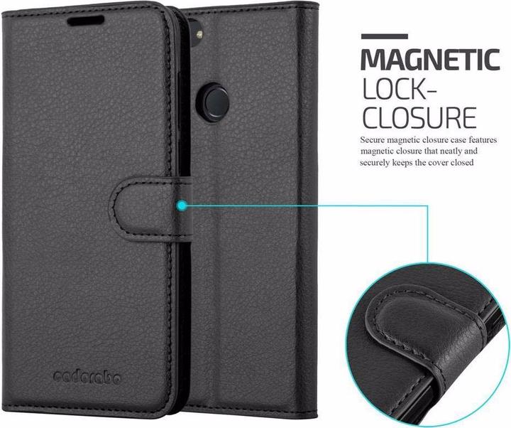 Immagine prodotto Cadorabo Libro con copertina con funzione di stand (Huawei P Smart (2018), Huawei Enjoy 7S)