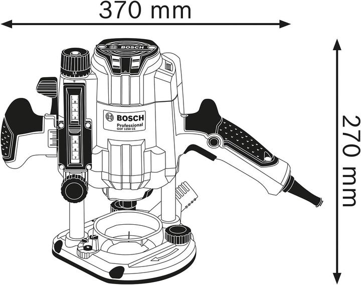 Produktbild Bosch Oberfräse GOF 1250 CE, mit L-BOXX