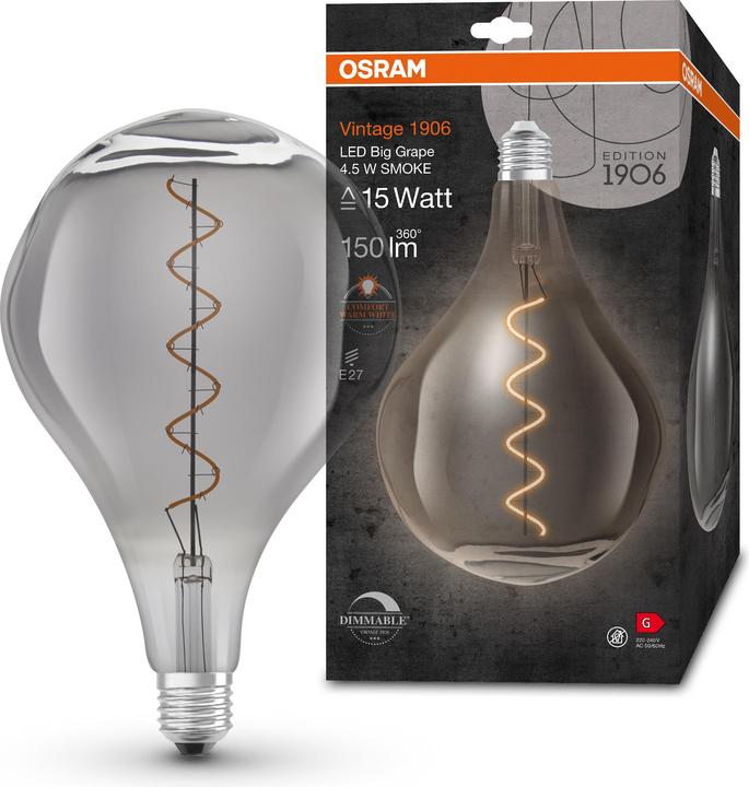 Immagine prodotto Osram Annata 1906 (E27, 4.50 W, 150 lm, 1 x, G)
