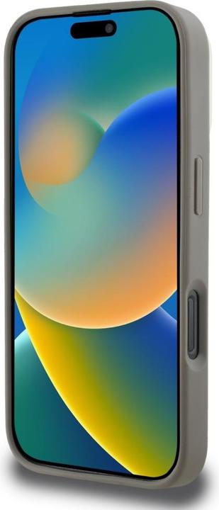 Actual product image DKNY Case Checkered Pattern Magsafe for iPhone 16 Pro Max beige (Apple iPhone 16 Pro Max)