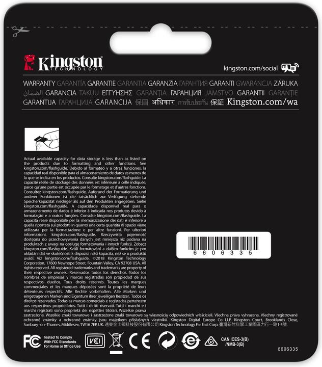 Produktbild Kingston Canvas Go! SDXC Card (512 GB, SDXC, U3, UHS-I)