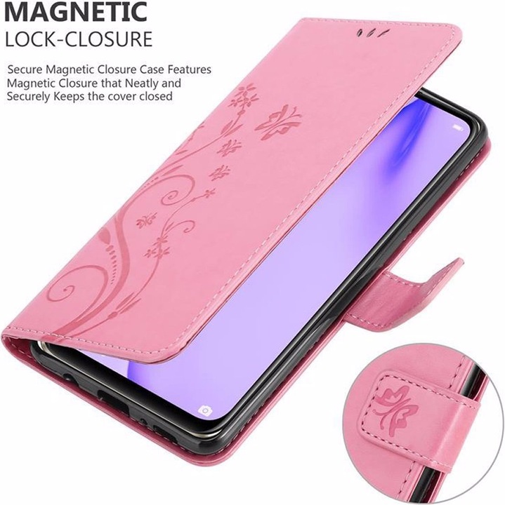 Produktbild Cadorabo Flower Book Cover (Huawei P40 Lite)