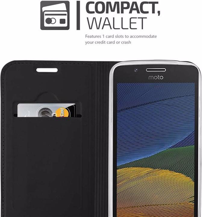Actual product image Cadorabo Book Classy Style Cover (Motorola Moto G5)