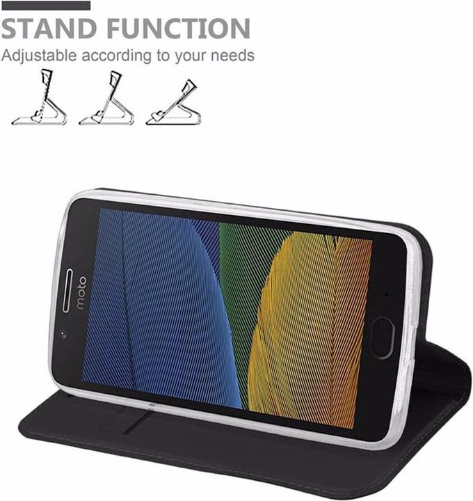 Actual product image Cadorabo Book Classy Style Cover (Motorola Moto G5)