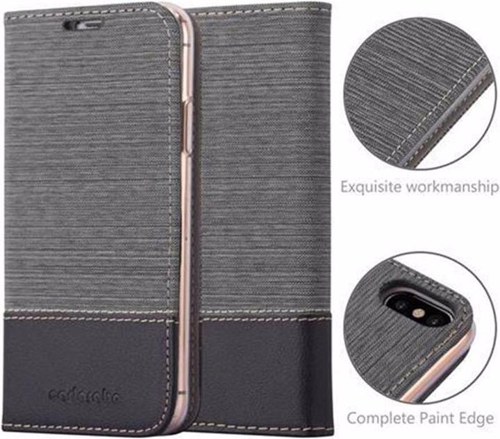 Actual product image Cadorabo Book Jeans Optics Cover (Apple iPhone X)