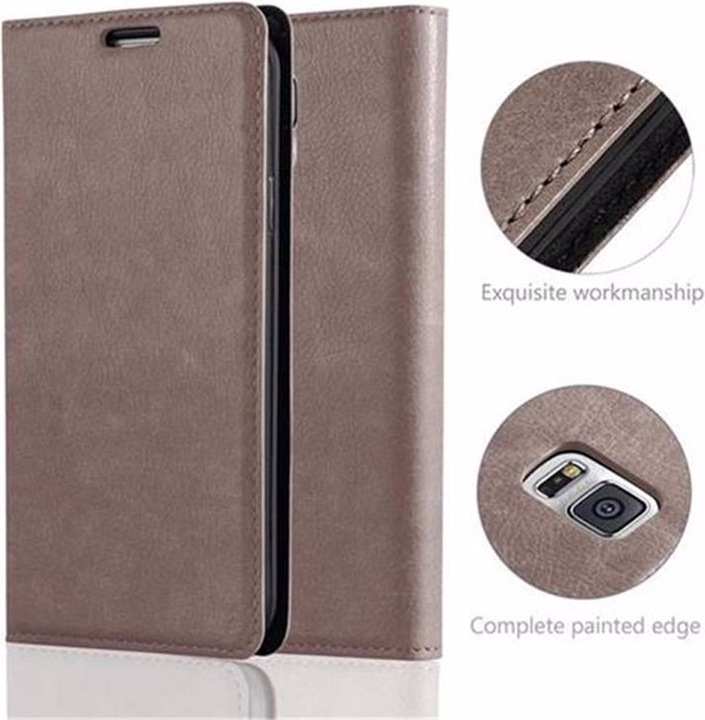 Actual product image Cadorabo Book Invisible Magnet Cover (Samsung Galaxy S5 Neo, Samsung Galaxy S5)