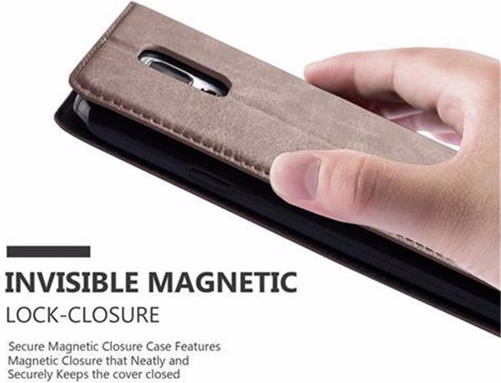 Actual product image Cadorabo Book Invisible Magnet Cover (Samsung Galaxy S5 Neo, Samsung Galaxy S5)