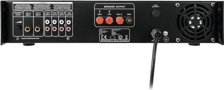 Actual product image Omnitronic ELA amplifier MP-120P 120 W (Amplifier)