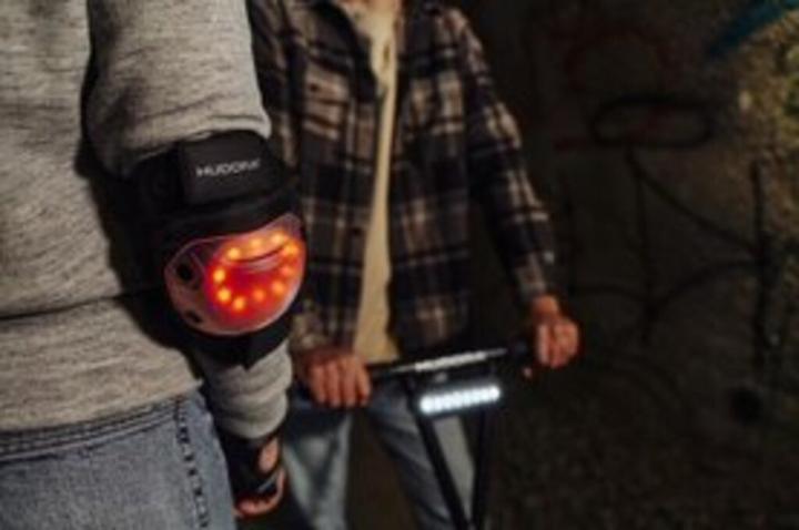 Produktbild Hudora Protektoren LED (L, Ellbogenschoner, Knieschoner, Einzelstück)