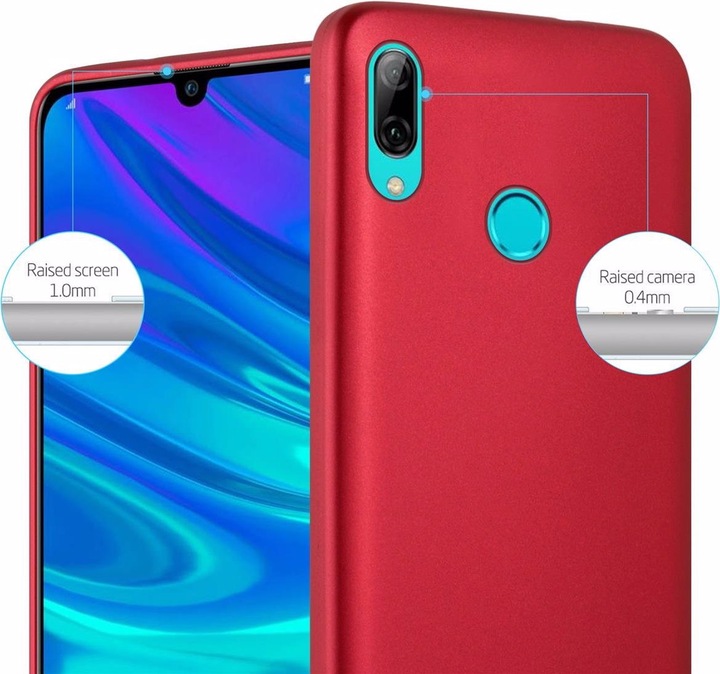 Produktbild Cadorabo TPU Matt Metallic Cover (Huawei P Smart (2019))
