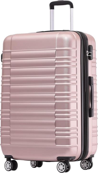 Actual product image Beibye 2088 Zwillingsrollen Hartschalenkoffer, erweiterbar (75 l)