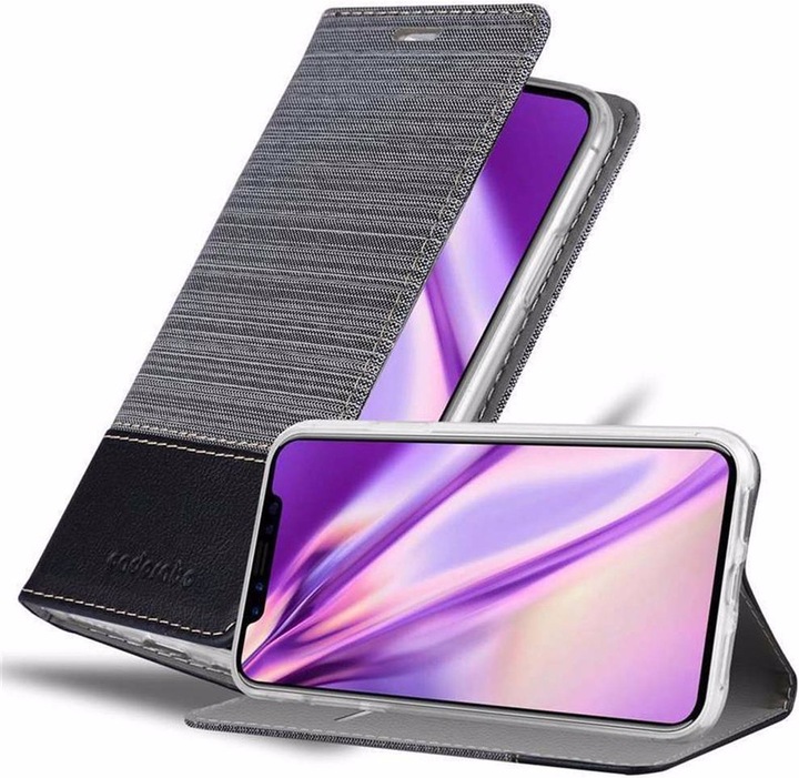 Produktbild Cadorabo Book Jeans Optik Cover (Apple iPhone XS Max)