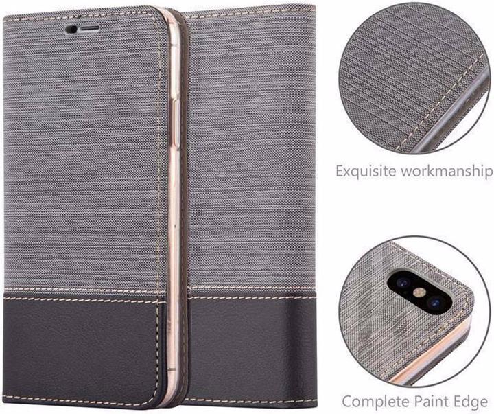 Actual product image Cadorabo Book Jeans Optics Cover (Apple iPhone XS Max)